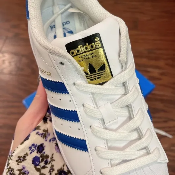 Adidas original superstar big kids/women/leather sneakers /NWB