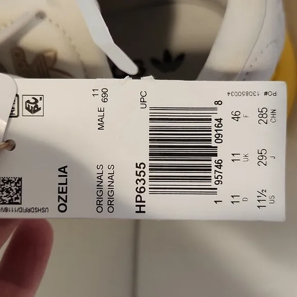 Adidas Ozelia Aluminum sneakers (new with tags)