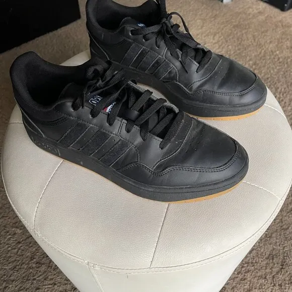 Adidas Presents Hoops Sneakers Mens Size 10.5 Black Basketball Shoes