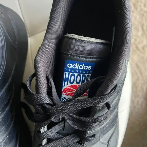 Adidas Presents Hoops Sneakers Mens Size 10.5 Black Basketball Shoes