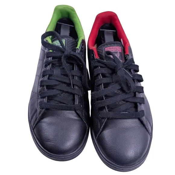 Adidas Stan Smith Marvel Hulk Thor Sneakers 7 Black Leather Mens Shoes
