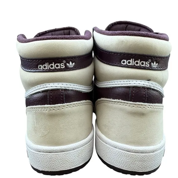 Adidas Top Ten RB Shadow Maroon White Men's 9.5 High Top Leather FZ6019 2022