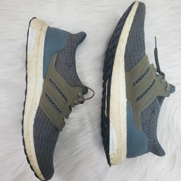 Adidas Ultra Boost 2.0 Mens 9.5 great condition. Retail:$310 Olive green low top