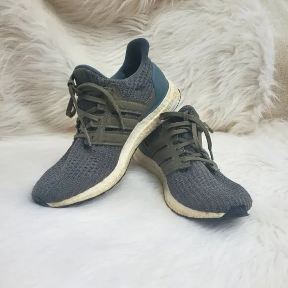 Adidas Ultra Boost 2.0 Mens 9.5 great condition. Retail:$310 Olive green low top