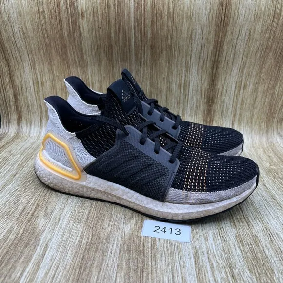 Adidas Ultraboost 19 Men's Size 10 Black Trace Cargo Sneakers Shoes G27514