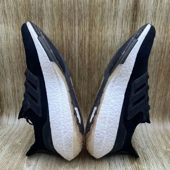 Adidas Ultraboost‎ 21 Men's Size 11 Black White Shoes Athletic Sneakers FY0378