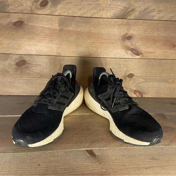 Adidas ultraboost 21 womens size 8.5 shoes black white athletic running sneakers