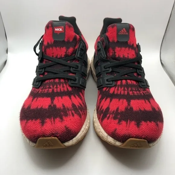 Adidas Ultraboost x Nice Kicks No Vacancy red black sneakers size 6 men