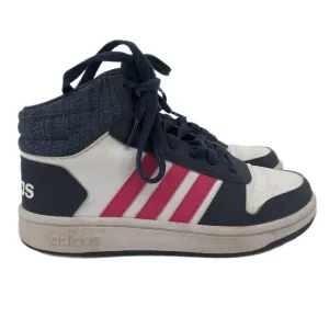 adidas White &amp; Blue Athletic Sneakers | Boys Size 2Y