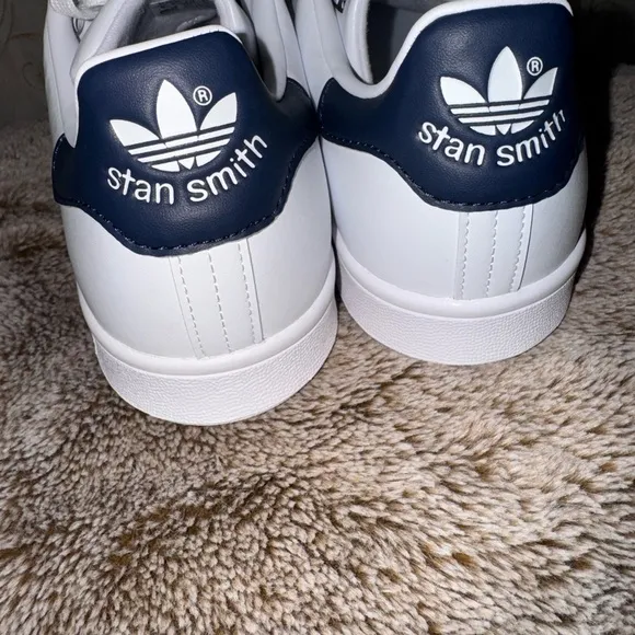 Adidas White and Blue Sneakers Streamlined Design no box !!