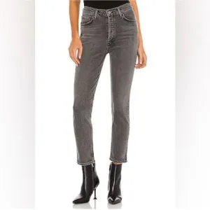 Agolde Nico High Rise Slim Jeans in Ceremony 27