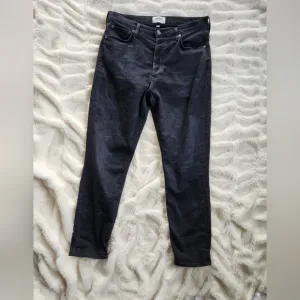 Agolde size 29 nico faded black button fly jeans