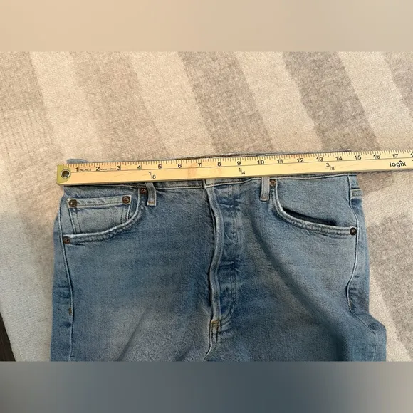 Agolde Women’s Nico High Rise Slim Denim Jeans Cliffside (Size 29)