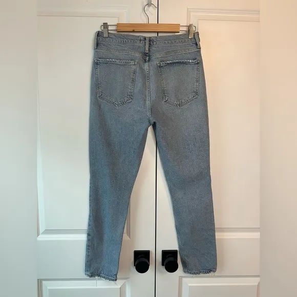 Agolde Women’s Nico High Rise Slim Denim Jeans Cliffside (Size 29)