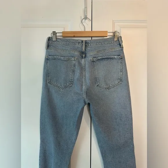 Agolde Women’s Nico High Rise Slim Denim Jeans Cliffside (Size 29)
