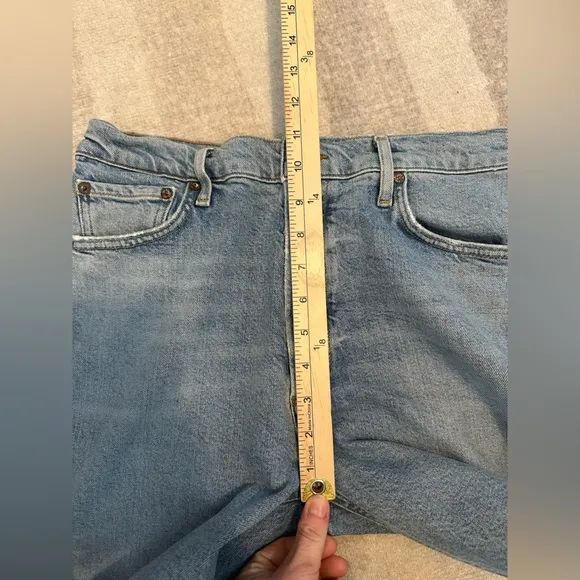 Agolde Women’s Nico High Rise Slim Denim Jeans Cliffside (Size 29)