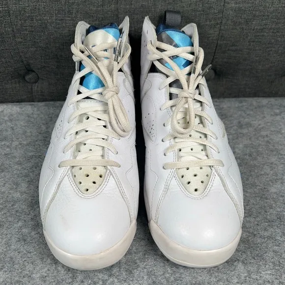 Air Jordan 7 Retro Mens 8 2015 French Blue White Basketball Sneakers 304775-107