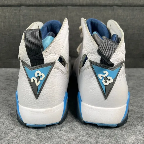 Air Jordan 7 Retro Mens 8 2015 French Blue White Basketball Sneakers 304775-107
