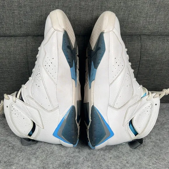 Air Jordan 7 Retro Mens 8 2015 French Blue White Basketball Sneakers 304775-107