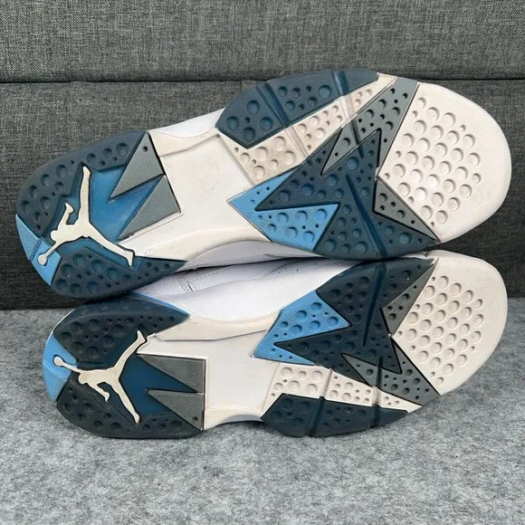 Air Jordan 7 Retro Mens 8 2015 French Blue White Basketball Sneakers 304775-107