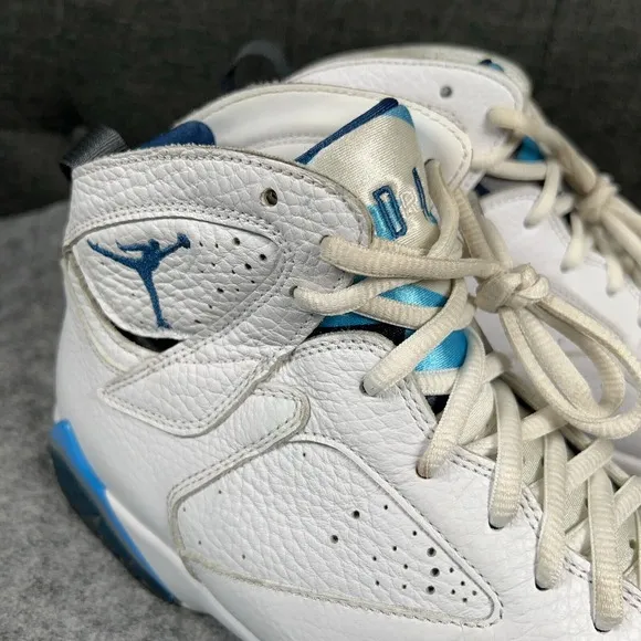 Air Jordan 7 Retro Mens 8 2015 French Blue White Basketball Sneakers 304775-107