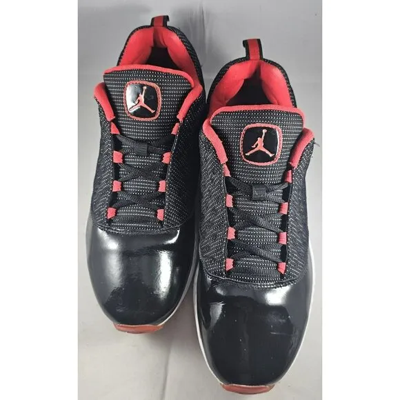 Air Jordan Comfort Viz Air 13 Black Sport Red Bred Bread Men's Size 9.5 Sneakers