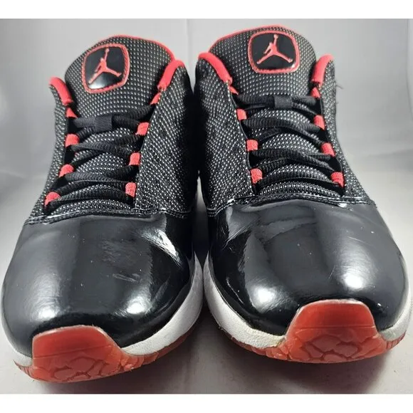 Air Jordan Comfort Viz Air 13 Black Sport Red Bred Bread Men's Size 9.5 Sneakers
