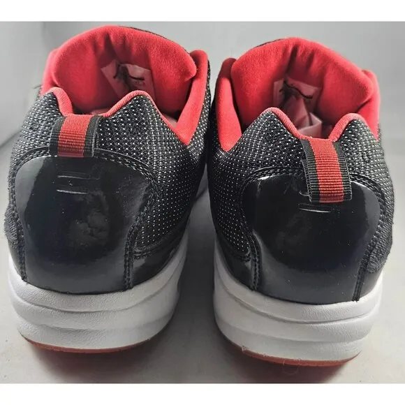 Air Jordan Comfort Viz Air 13 Black Sport Red Bred Bread Men's Size 9.5 Sneakers