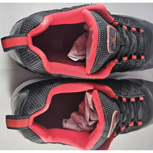 Air Jordan Comfort Viz Air 13 Black Sport Red Bred Bread Men's Size 9.5 Sneakers