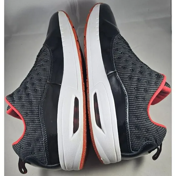 Air Jordan Comfort Viz Air 13 Black Sport Red Bred Bread Men's Size 9.5 Sneakers