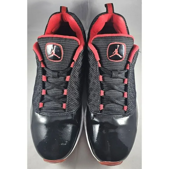 Air Jordan Comfort Viz Air 13 Black Sport Red Bred Bread Men's Size 9.5 Sneakers