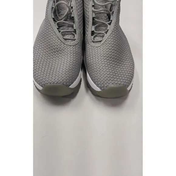 Air Jordan Future‎ Woven Sneakers Gray Metallic Gold Athletic Basketball Shoes