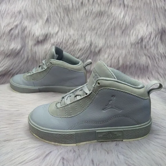Air Jordan X Auto Clave Grey Sneakers Kids Size 11C 487225-003