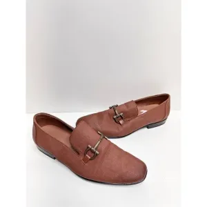 ALDO Shoes Mens Size 10 Brown Slip On Horsebit Loafers