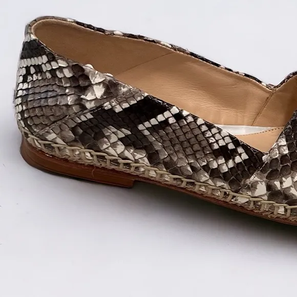 Alexander Birman Snakeskin Espadrilles New with Tag