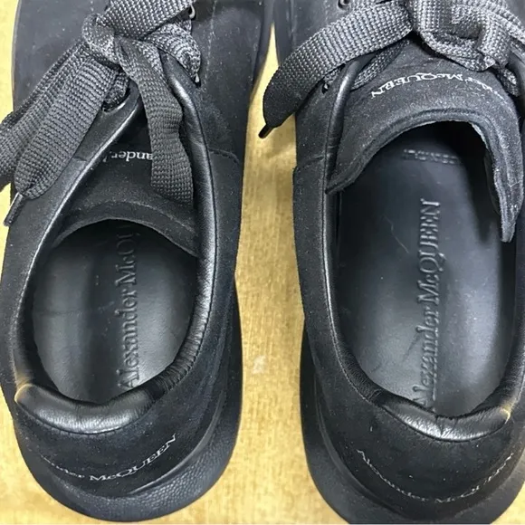 Alexander McQueen Suede Black Oversized Sneakers EU 40.5 US 7.5
