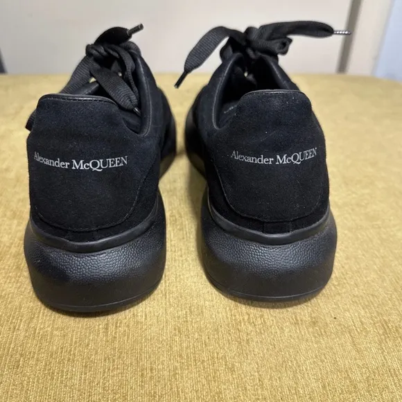 Alexander McQueen Suede Black Oversized Sneakers EU 40.5 US 7.5
