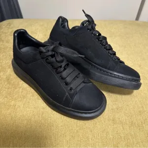 Alexander McQueen Suede Black Oversized Sneakers EU 40.5 US 7.5