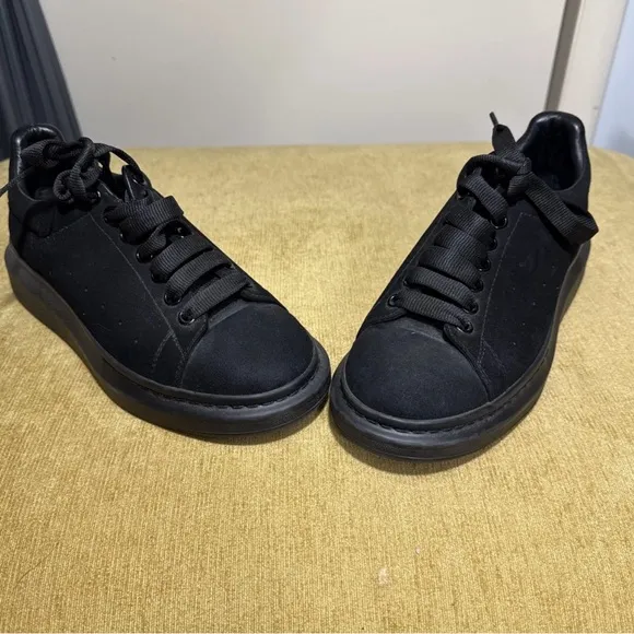 Alexander McQueen Suede Black Oversized Sneakers EU 40.5 US 7.5