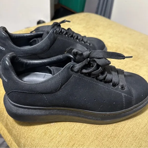 Alexander McQueen Suede Black Oversized Sneakers EU 40.5 US 7.5