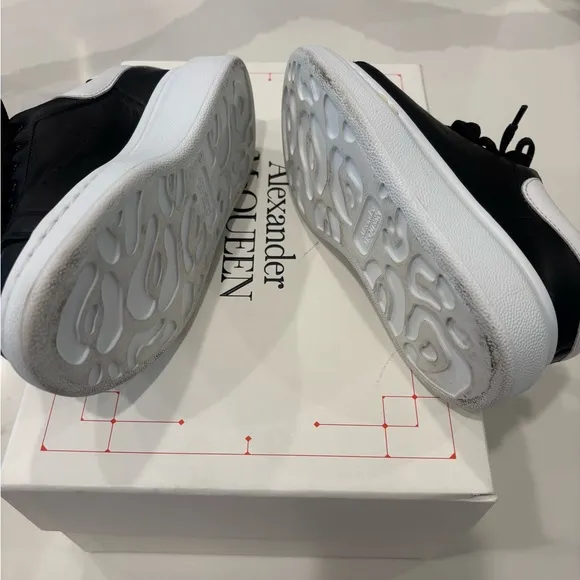 Alexander McQueen White and Black Sneakers