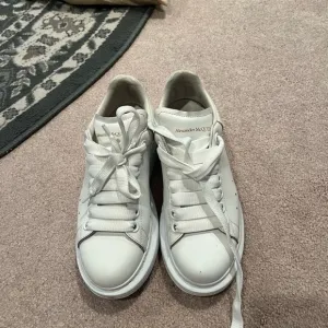 Alexander McQueen White High-Top Sneakers