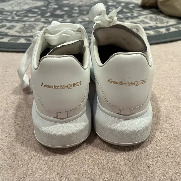 Alexander McQueen White High-Top Sneakers
