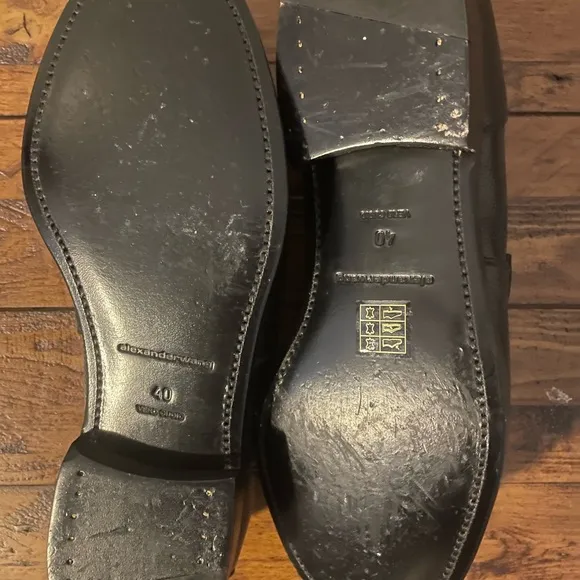 Alexander Wang leather loafers