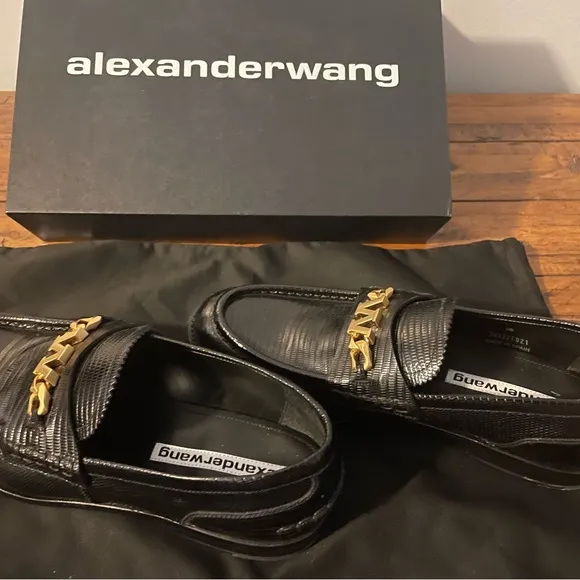 Alexander Wang leather loafers