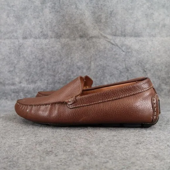 Alfani Shoes Mens 9.5 Driving Loafers Slip On Moccasin Leather 360 Flex Casual