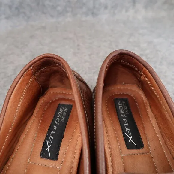 Alfani Shoes Mens 9.5 Driving Loafers Slip On Moccasin Leather 360 Flex Casual