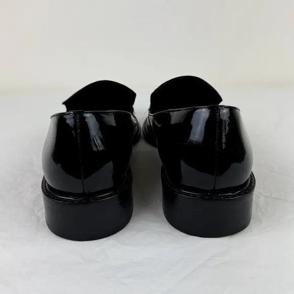 Alias Mae Black Patent Leather Loafers
