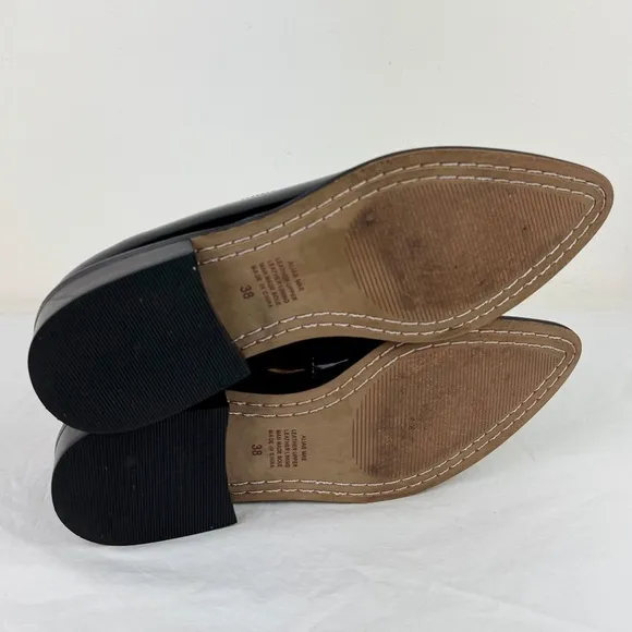 Alias Mae Black Patent Leather Loafers
