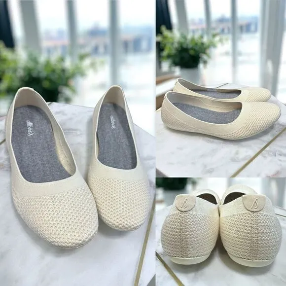 ALLBIRDS LIMITED EDITION Cream Hush (Cream Hush Sole) Tree Breezers Size 9.5